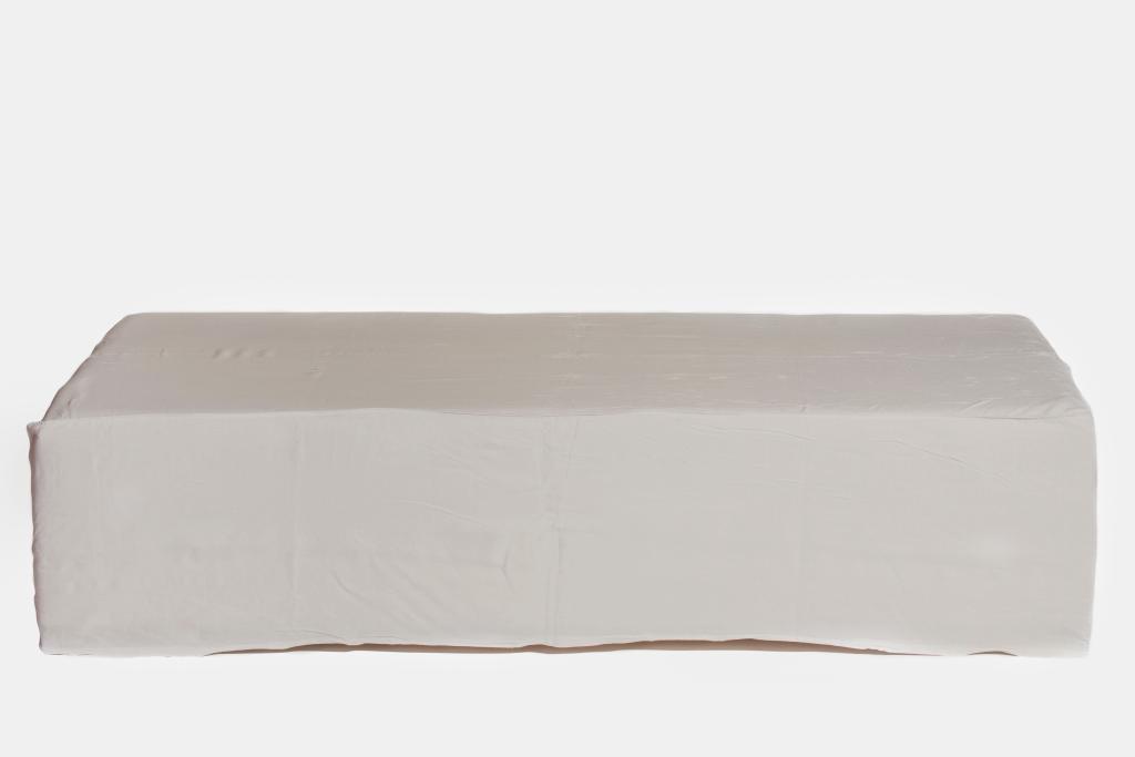 Linen stool, sand - Image 2